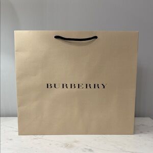 Burberry Beige Shopping Bag